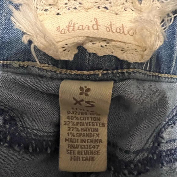 Altered State Denim Leggings Size XS - Picture 3 of 3